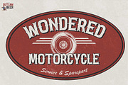 Outlaw Biker – Handmade Retro Font, a Slab Serif Font by Gassstype (Thumbnail 4 of 8)