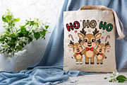 Ho Ho Ho Reindeer Christmas PNG, an Illustration by DreamPrint404 (Thumbnail 2 of 7)