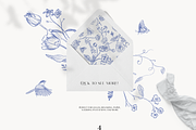 Blue Victorian & Chinoiserie set, a Decorative Illustration by Grace Noboa Illustrations (Thumbnail 11 of 13)