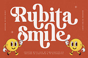 Rubita Smile Modern Retro Serif, a Serif Font by timelesstype.co (Thumbnail 1 of 20)