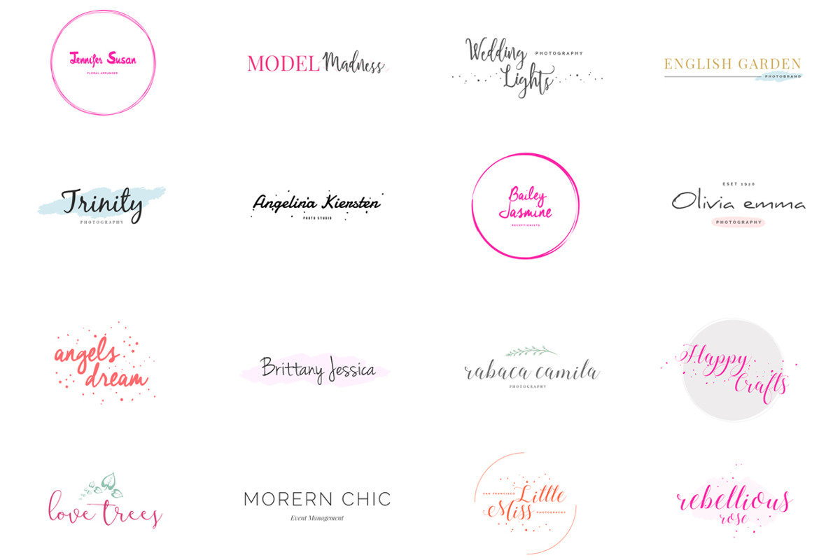 Girlboss Premade Branding Logos, a Branding & Logo Template by SNIPESCIENTIST (Photo 7 of 21)