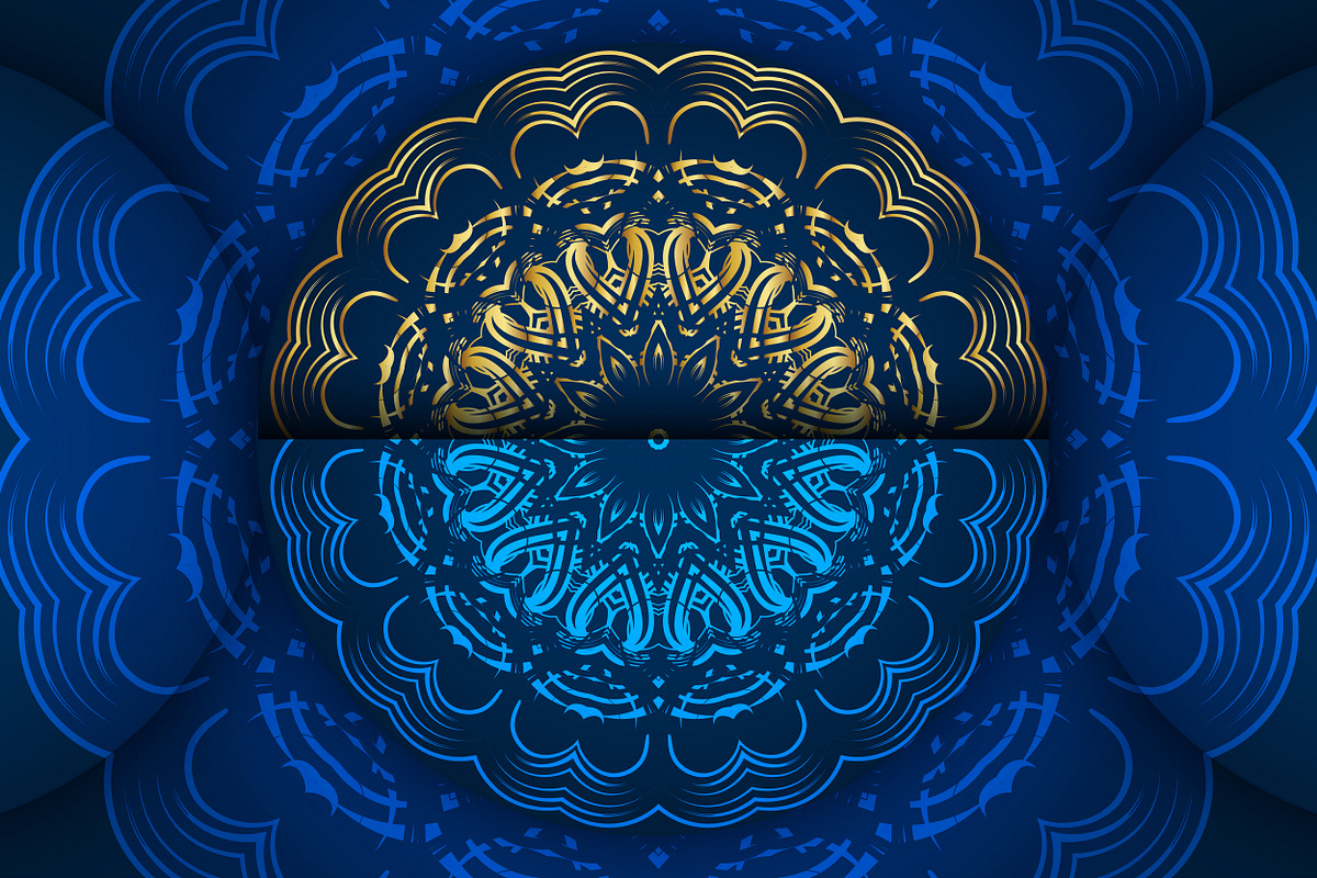 Mandala Oriental Floral art Bundle, a Background Graphic by NJ Himel (Photo 90 of 97)