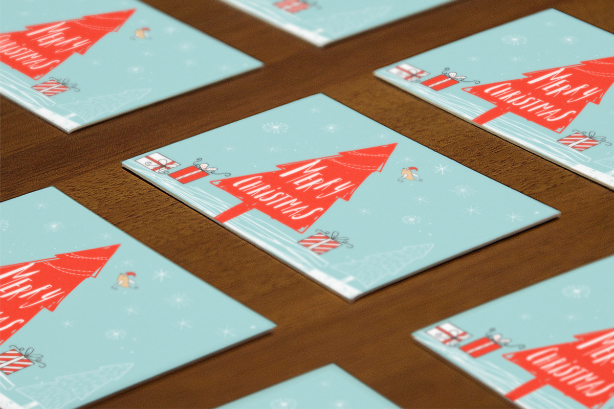 6 Christmas cards with lettering, a Decorative Illustration by UTM Studio (Photo 3 of 3)
