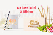 122 LOVE LABEL & RIBBON, a Branding & Logo Template by Toonsteb (Thumbnail 7 of 15)