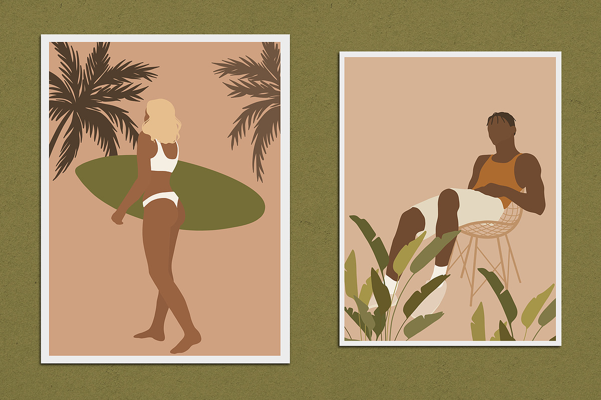 Tropical Summer Posters, a Decorative Illustration by Miracles Everywhere (Photo 7 of 7)