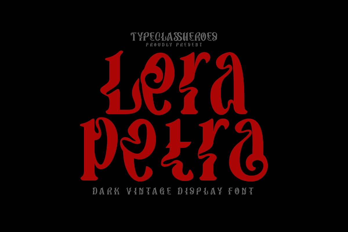 Lerapetra Display Font, a Blackletter Font by TypeClassHeroes (Photo 1 of 10)
