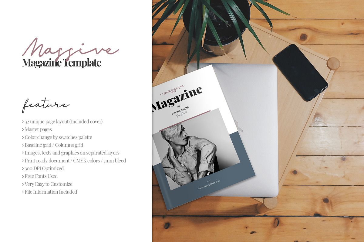 Massive Magazine Template preview 4