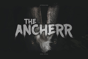 Ancherr Horror Brush Font