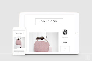 Editorial WordPress Theme • Kate, a WordPress Template by Sjá Agency
