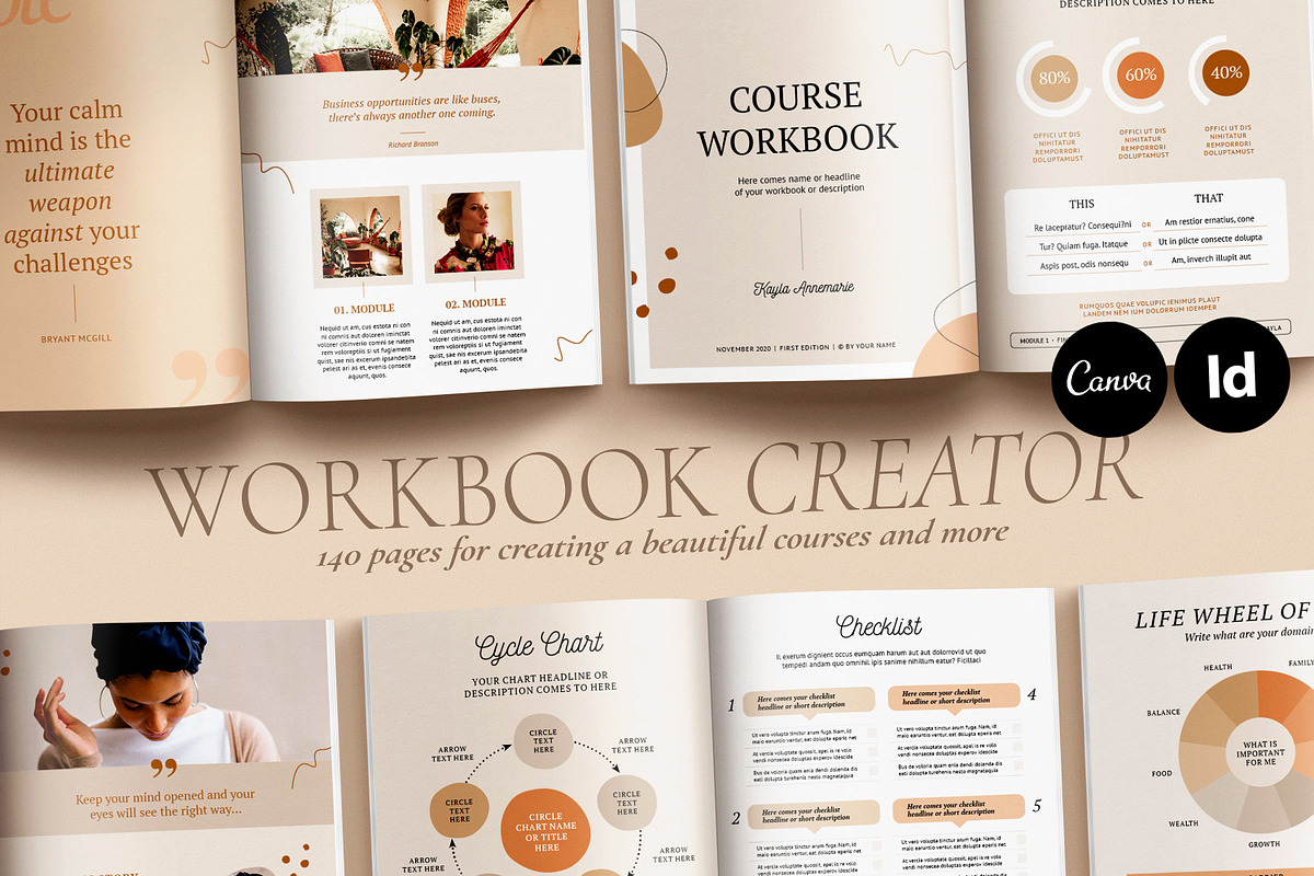 WorkBook for Course Creators  Kayla, a Magazine Template by Mirazz (Photo 29 of 30)