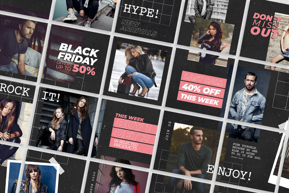 Grid - Instagram Puzzle Feed, a Social Media Template by Plan B (Photo 6 of 6)
