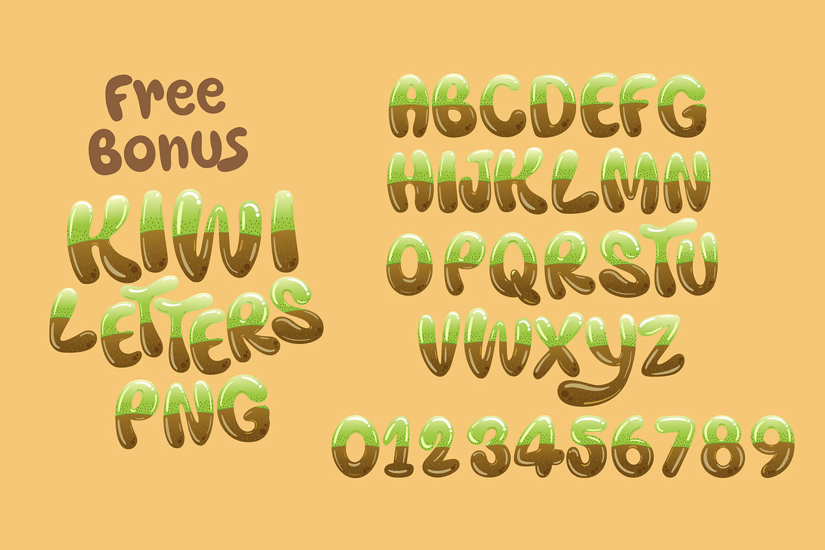 Tropical Fruit, a Sans Serif Font by BBtypeStudios (Photo 14 of 16)