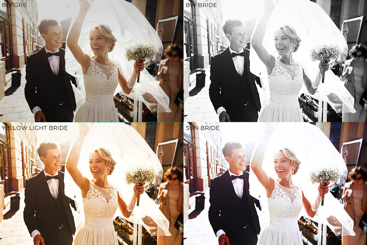 20 Wedding Dream Lightroom Presets, an Action Add-On by Olg Store (Photo 2 of 8)
