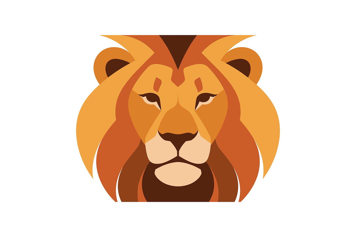 Majestic Lion Vector Illustration, an Object Graphic by yasushie (Photo 4 of 16)
