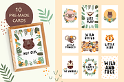 Jungle & Safari Portrait Animals Set, an Animal Illustration by moolesya (Thumbnail 12 of 18)