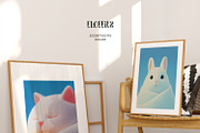 Fluffies: Trendy Kids Digital Prints, a Background Graphic by Purple (Thumbnail 7 of 7)