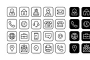 Business card contact icon, an Icon by Volyk (Thumbnail 6 of 11)