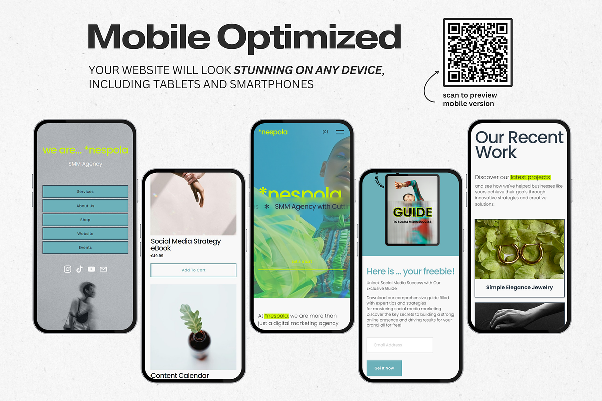 Marketing Agency Website Template, a Squarespace Template by Anastasiia VNSK (Photo 6 of 11)