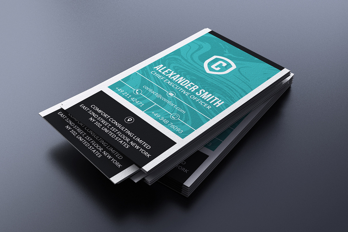 Modern Business Card, a Business Card Template by Marvel (Photo 2 of 5)