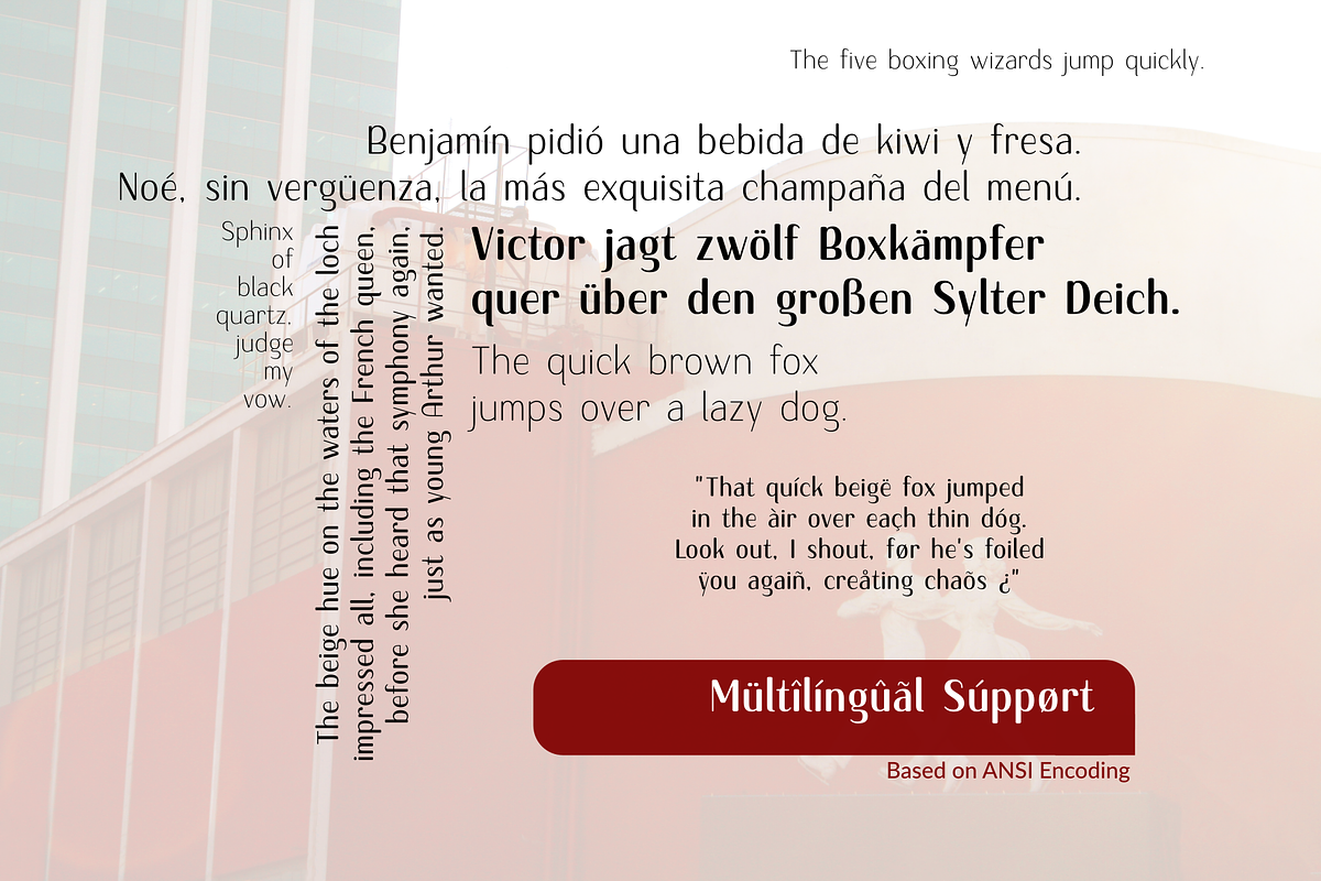 Gojet ~font family, a Sans Serif Font by 611 Studio (Photo 7 of 8)