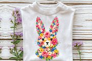 Easter Floral Bunny Png, Easter Png, an Illustration by DreamPrint404 (Thumbnail 6 of 6)