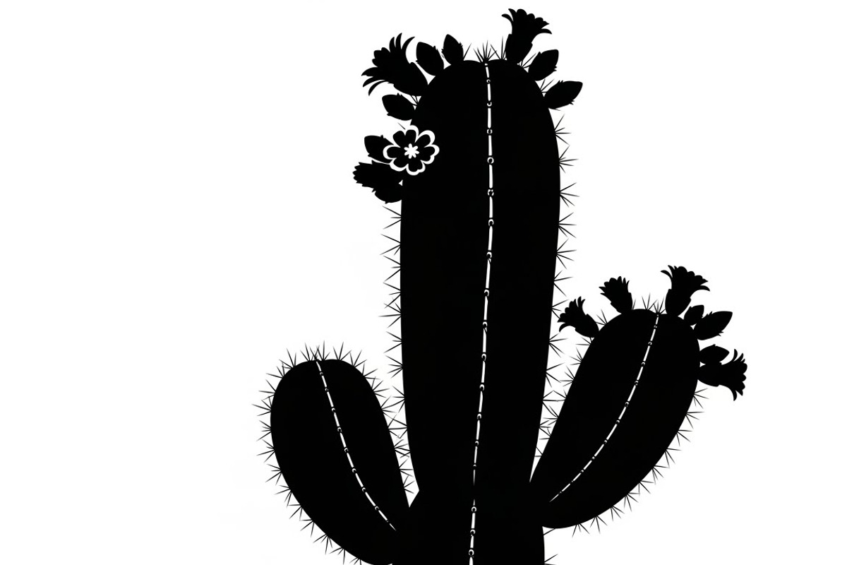collection desert cactus silhouettes, an Illustration by Amazin_art (Photo 31 of 33)