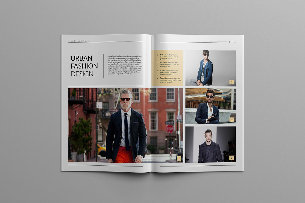 Modiste Magazine 40%OFF, a Magazine Template by Kingtown (Photo 6 of 7)