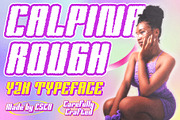 Calpina Rough, a Sans Serif Font by Craft Supply Co. (Thumbnail 1 of 8)