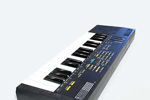 Synthesizer PBR Low Poly