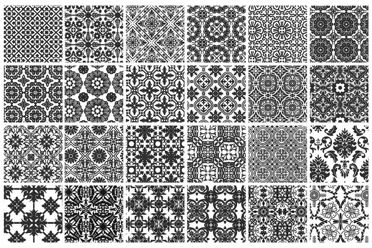 Ornamental pattern brushes Procreate, a Brush Add-On by TheWhiteCatLab (Photo 3 of 5)