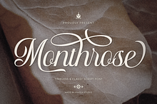 Monthrose - Modern Cursive Script