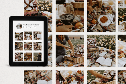 Autumn Picnic Stock Photo Bundle, a Holiday Photo by Le Maison Bohem