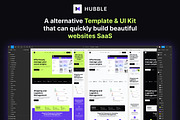 Hubble: SaaS Landing Page UI Kit, a Landing Page Template by CreativeUI (Thumbnail 2 of 7)
