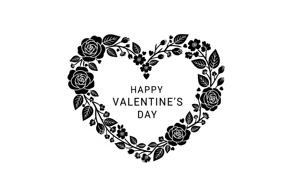 50 Valentine Day Silhouette Pack, an Illustration by Designs_River (Photo 23 of 51)