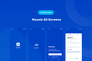 Myusic - Music & Podcast UI Kit, an App Template by Designspace (Thumbnail 8 of 9)