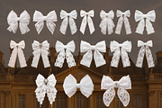 Vintage Lace Frames, Doilies & Bows, an Object Graphic by OliaMuseDesign (Thumbnail 9 of 10)