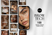 Instagram Templates for Brows, a Social Media Template by DesignsbyMariaStudio (Thumbnail 1 of 10)