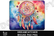 Watercolor Dreamcatcher Mousepad PNG, an Object Graphic by BatVetDesigns (Thumbnail 1 of 3)
