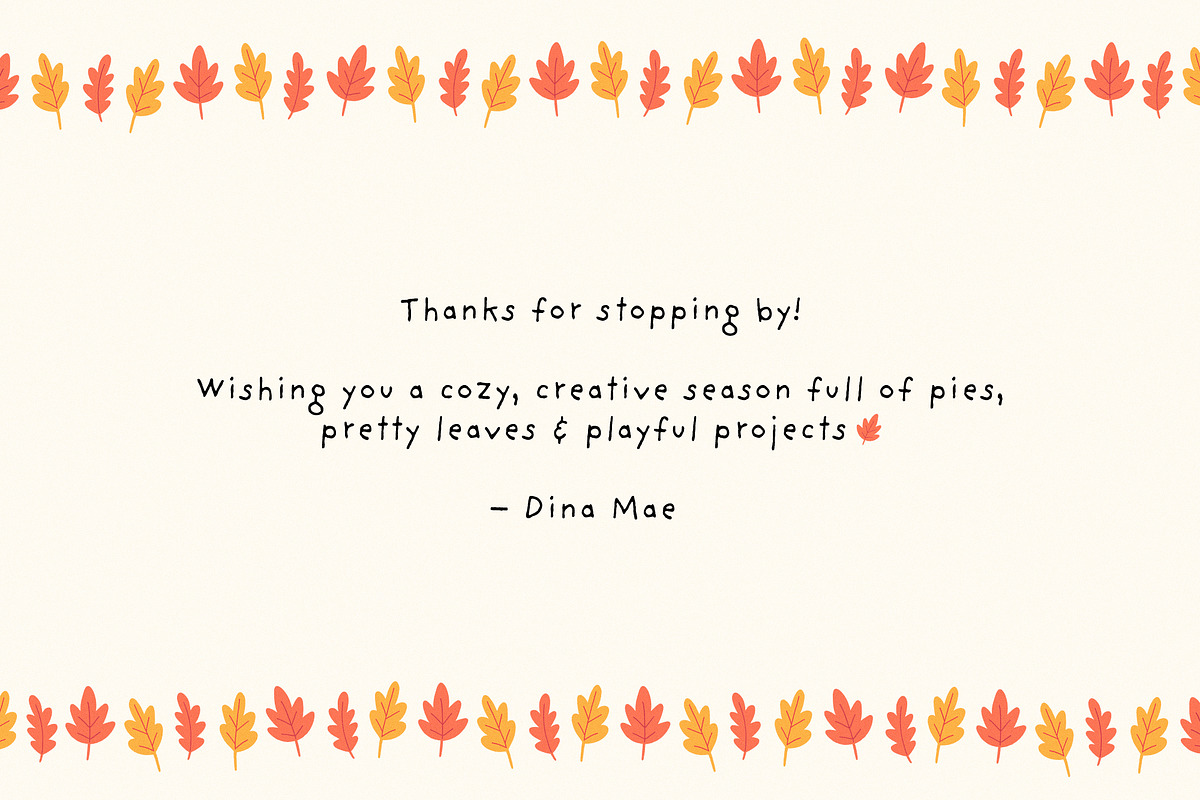 Fall Finds and Homemade Pies, a Seasonal Illustration by Dina Mae (Photo 12 of 12)