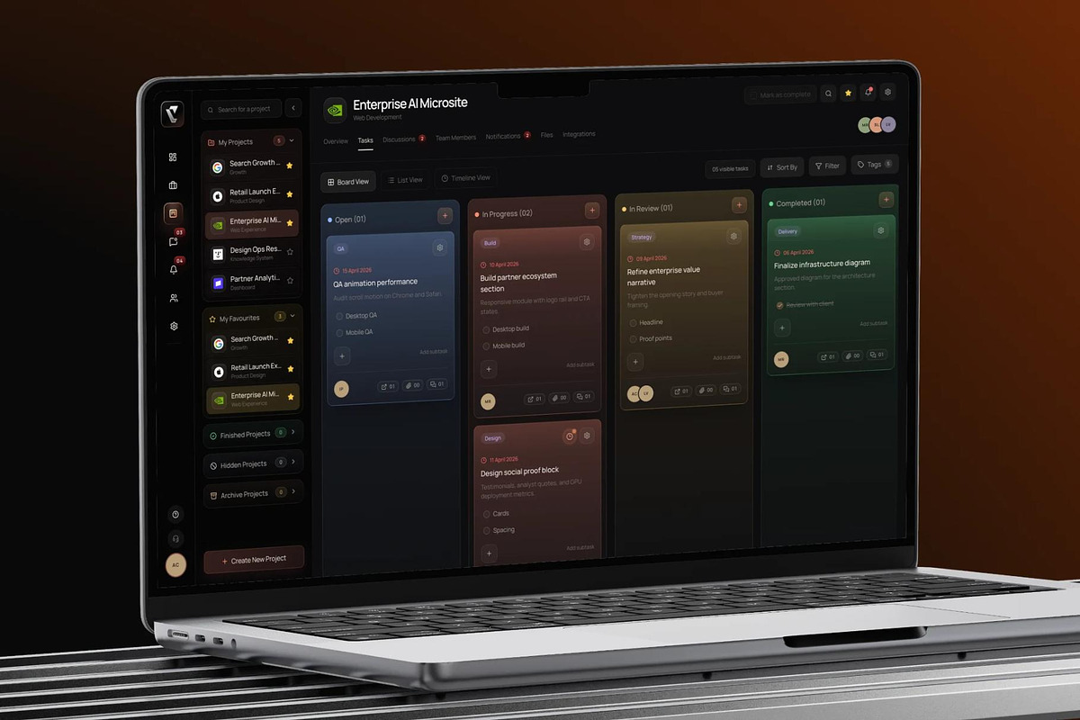 Planix SaaS Project Management, an UI Kit Template by Lumina_ui_ux202 (Photo 4 of 6)