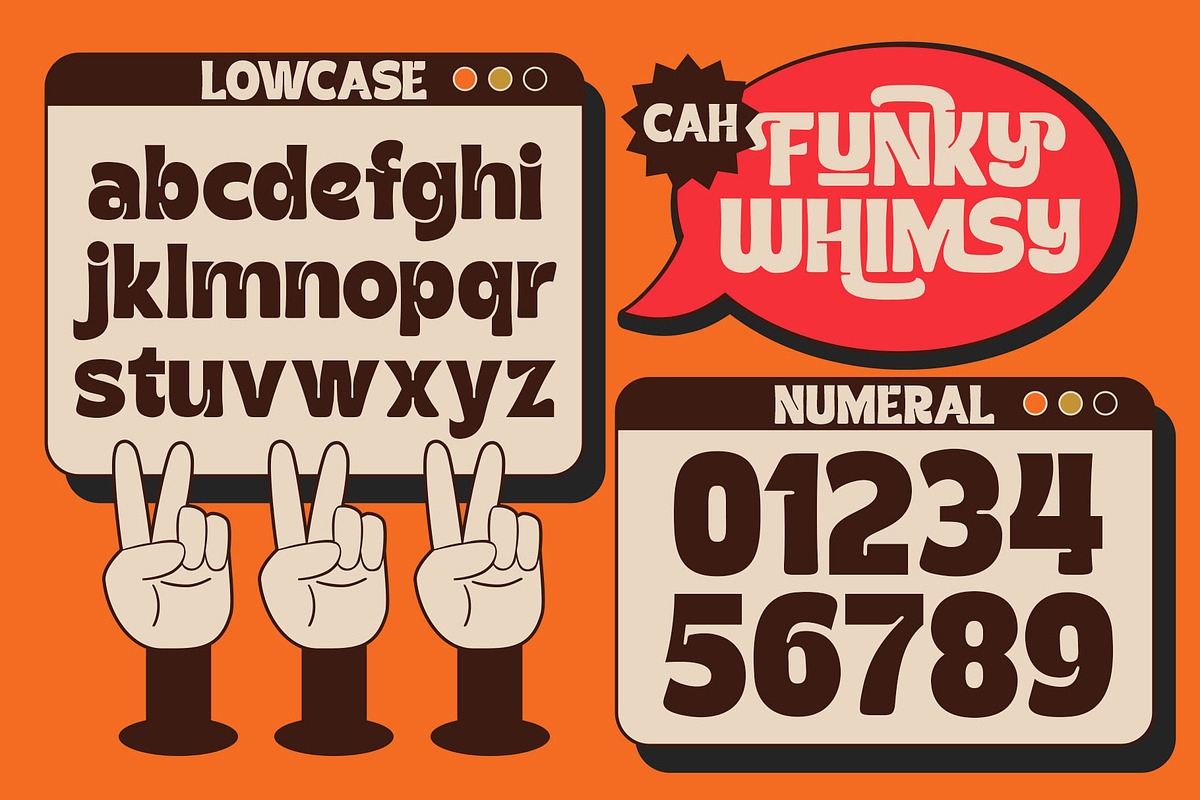 Funky Whimsy Typeface, a Sans Serif Font by alit design (Photo 4 of 17)