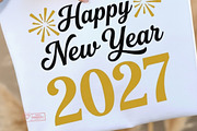 2027 New Year PNG Bundle, an Emoji Icon by Tanya Kart (Thumbnail 4 of 10)