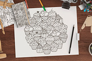 Coloring Pages Big Collection, an Animal Illustration by Gulnara Sabirova (Thumbnail 4 of 7)