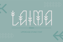 Laima Uppercase Ethnic Font