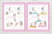 Unicorn yoga, an Animal Illustration by pet design shop (Thumbnail 2 of 4)