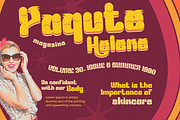 Mabed | Groovy Retro Font, a Font by twinstd (Thumbnail 9 of 12)