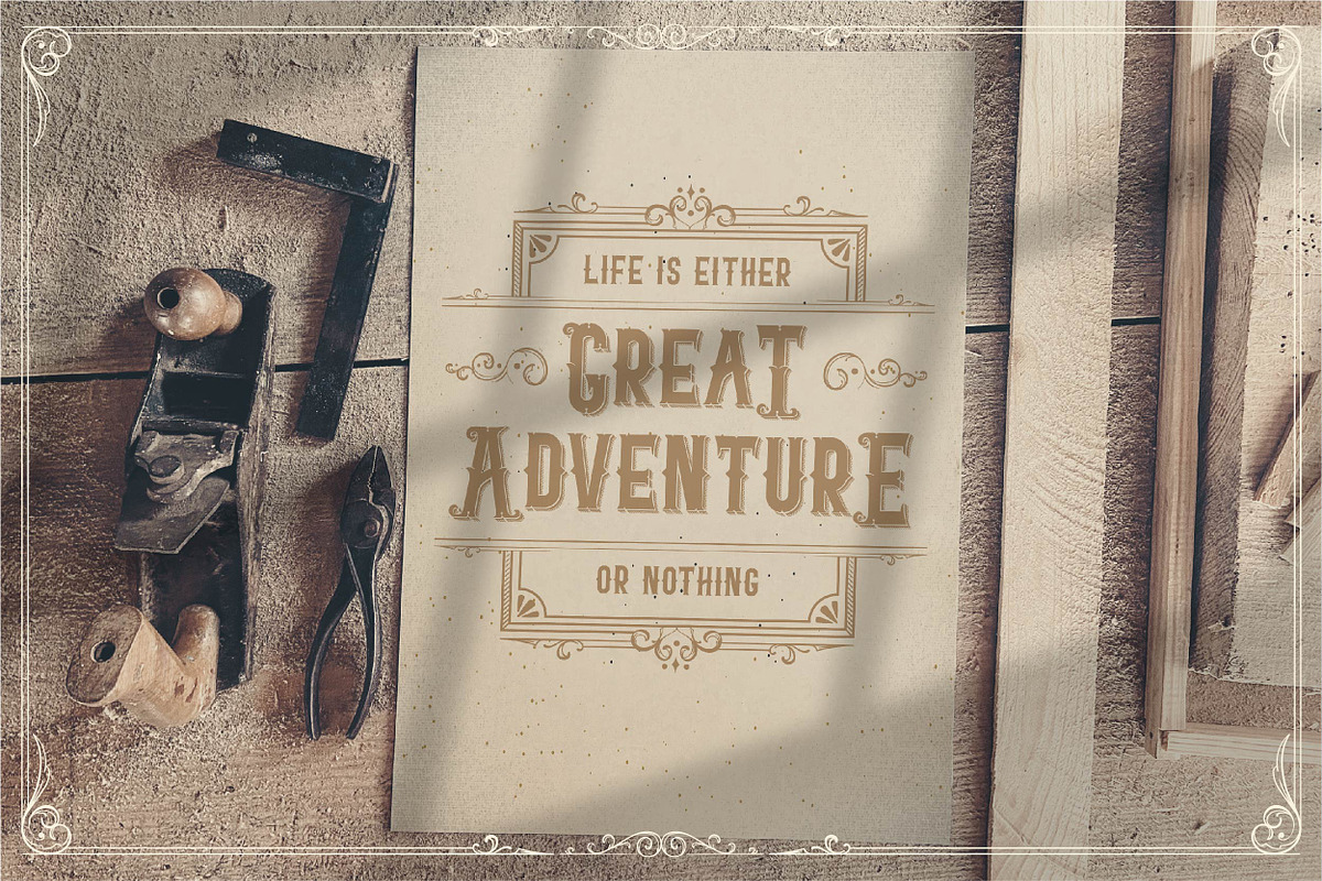 Blacktail, a Script Font by Vintage Division (Photo 15 of 16)