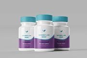 Supplement & Box Mockup, an Advertising Mockup by Tokobeta (Thumbnail 4 of 7)