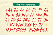 Core Rush - Retro Bodega Brush Font, a Handwritten Font by Typia Nesia (Thumbnail 10 of 10)