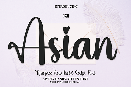 Asian | Script Font, a Script Font by Scratchones